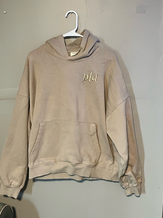 YoungLA Other - YoungLA Oversized Beige Hoodie YLA Logo Streetwear Size large